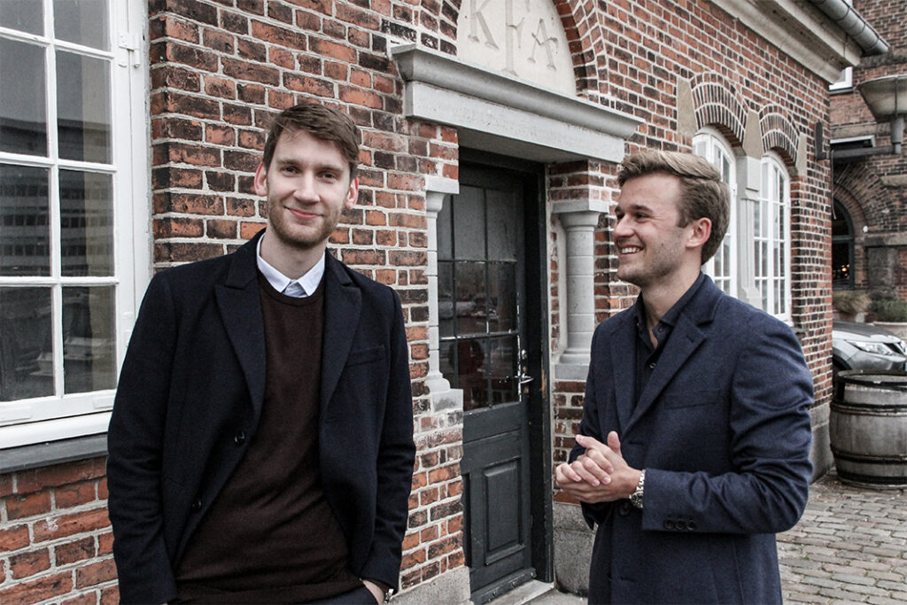 Co-founder og adm. direktør Sebastian Løvgreen (til venstre) og Valdemar Gaarn Rasmussen, der også er co-founder samt salgs- og marketingdirektør.